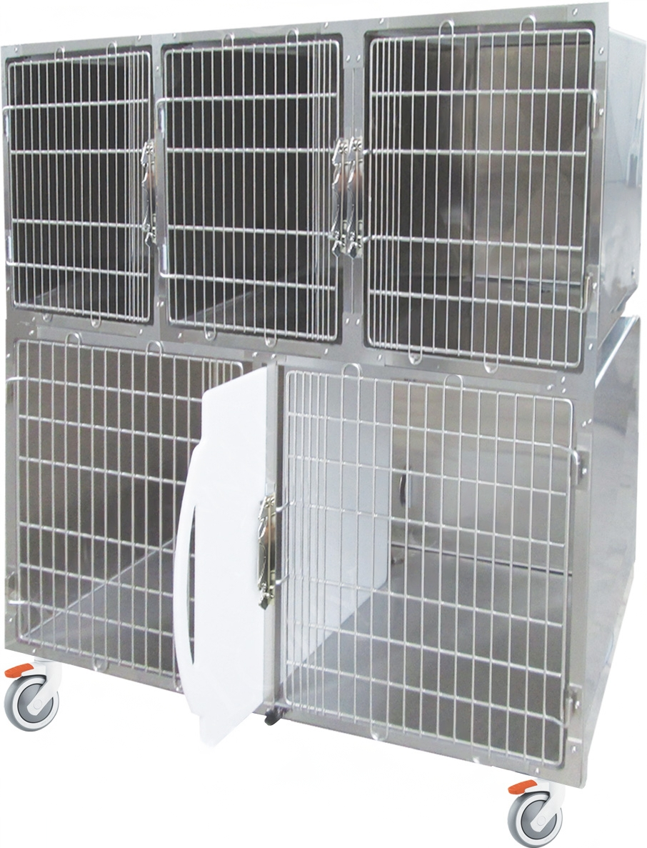 Κτηνιατρικό κλουβί νοσηλείας 5 διαμερισμάτων